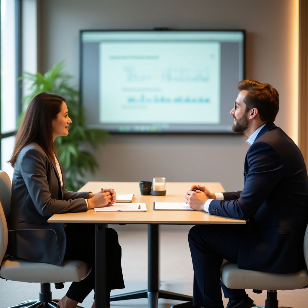Leadership coaching session
